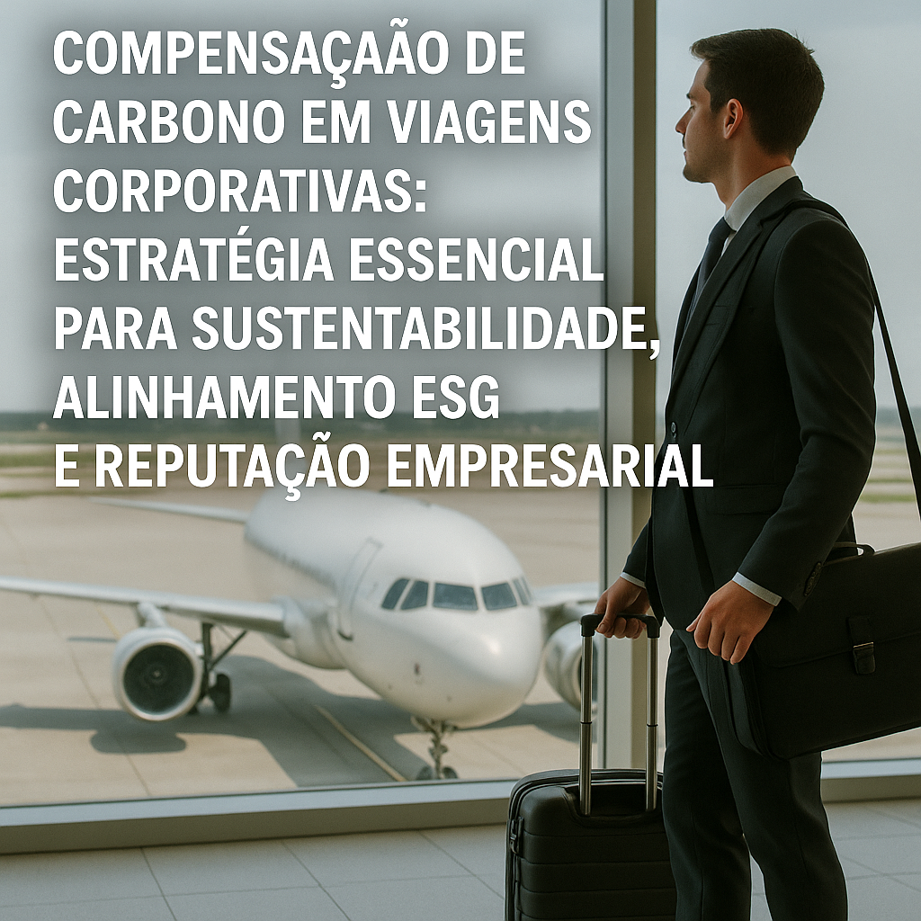 Viagens Corporativas com Compensação de Carbono: O Futuro Sustentável dos Deslocamentos Empresariais