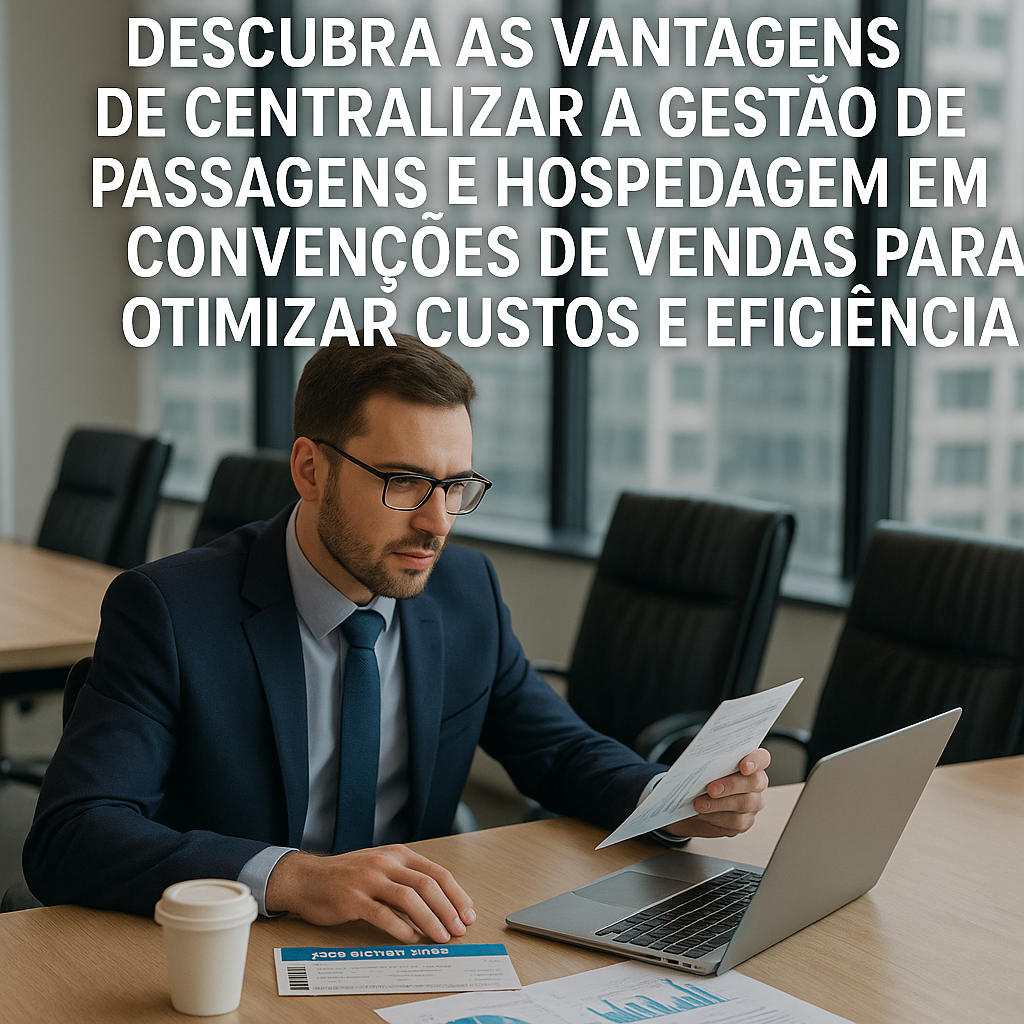 Vantagens da Centralização da Gestão de Passagens e Hospedagem em Convenções de Vendas